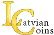 latvian coins logo